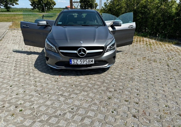 Mercedes-Benz CLA cena 92500 przebieg: 128000, rok produkcji 2017 z Pyskowice małe 92